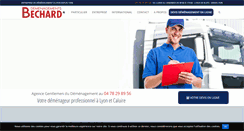 Desktop Screenshot of bechard-demenagements.com